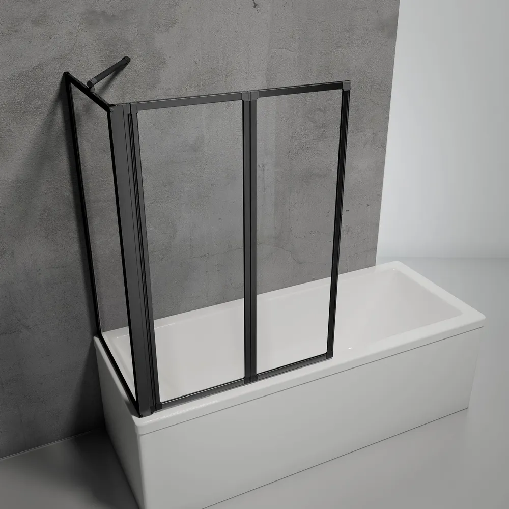 700x890 mm, 1200 mm, Noir mat, Transparent