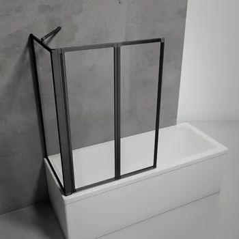 700x890 mm, 1200 mm, Noir mat, Transparent