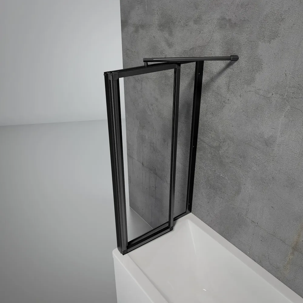 700x890 mm, 1200 mm, Noir mat, Transparent