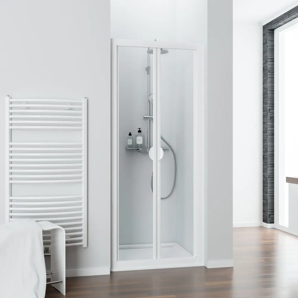 900 mm, 1850 mm, Blanc, Transparent