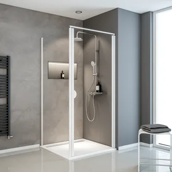 900x900 mm, 1800 mm, Blanc, Transparent
