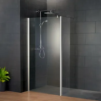 900x300 mm, 1900 mm, Aspect chromé, Transparent anticalcaire