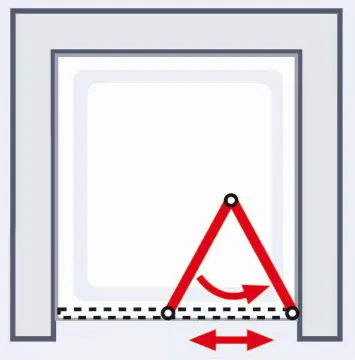 900 mm, 1850 mm, Blanc, Transparent